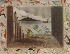 Graham Cornwell, Still Life with Rangitoto, lithograph, 7/11