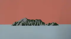 Wong Sing Tai, Bare Island, screenprint, 30/100
