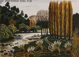 Just Outside Taumarunui by Dick Frizzell, lithograph, 40/50, sold Apr 2009