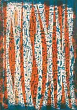 Pamela Wolfe, Still Life with Glass Vase, pastel on paper