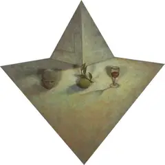 Bronze II - Wall Series by Terry Stringer, oil on bronze and aluminium, sold Apr 2009