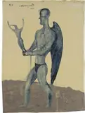 Fly by Bill Hammond, acrylic on canvas, offered Apr 2009