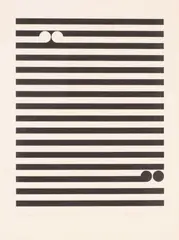 Study for Rewa by Gordon Walters, ink on paper, offered Apr 2009