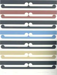 Gordon Walters, Kahu, screenprint, 40/75