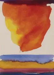 Gretchen Albrecht, Sky Tongue, watercolour