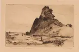 Trevor Lloyd, The Watchman, Kare Kare, etching