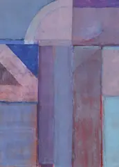 Quentin Macfarlane, View through a Window, acrylic and gouache on paper