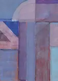 Quentin Macfarlane, View through a Window, acrylic and gouache on paper