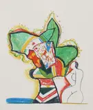 Pat Hanly, Bouquet to All Women, screenprint, A/P 3
