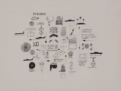 Stop Making Sense by Peter Robinson, screenprint on linen, edition of 3, sold Dec 2008