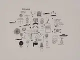 Peter Robinson, Stop Making Sense, screenprint on linen, edition of 3