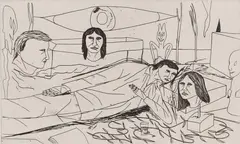 Part Dream/Part Memory by Jeffrey Harris, etching, 6/20, sold Dec 2008