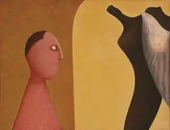 Untitled by Michael Illingworth, oil on board, sold Nov 2008