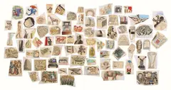 Richard Killeen, Monkey's Revenge, pencil, acrylic and collage on aluminium, 78 pieces