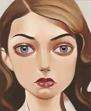 Peter Stichbury, Daphne (The Hip Squad), acrylic on linen