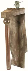 Terry Stringer, Pedestal Table with Offering, cast bronze