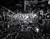 Kevin Wasley's Elvis Presley Memorial Record Room, Hawera, 14 May 1986 by Laurence Aberhart, gelatin silver print, offered Sep 2008