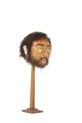 Francis Upritchard, Untitled, fibreglass, resin, fake hair and dental teeth, 2002-2003