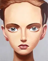 Peter Stichbury, Cupid's Bow, acrylic on linen