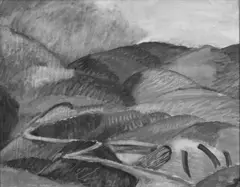 Vida Steinert, The Stormy Morning, oil on canvas