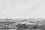 Mabel Hill, View of the Estuary, watercolour