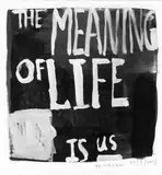 Dick Frizzell, The Meaning of Life, ink and gouache on paper