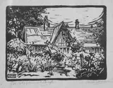 Hilda Alexandra Wiseman, St Stephen's School, woodcut