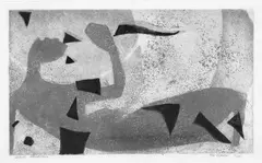 Louise Henderson, The Dream, mezzotint 6/20
