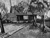 John Tole, Gardner's Cottage, oil on board