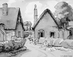 Ivy Copleland, Rest A While, watercolour