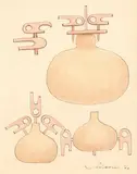 Theodorus Johannes Schoon, Still life with Three Urns