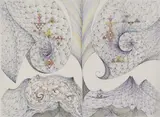 John Bevan Ford, He Pihi, coloured ink on paper