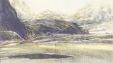 Stanley Palmer, Whakatipu - Afternoon, bamboo engraving, 16/60