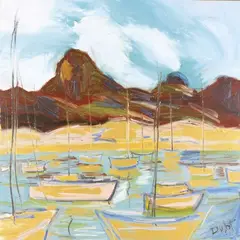 Coromandel by Dulot, oil on canvas, offered Jun 2008