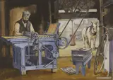 Dennis Knight Turner, The Hawera Star', Printed on a Flat Bed Wharfedale, Using One Horse-Power, in 1880s
