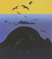 Untitled by Michael Smither, screenprint, 1/45, sold Jun 2008