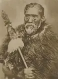 Chief Rangatira by Nz Tourist and Publicity, silver gelatin print, circa 1920, sold Jun 2008