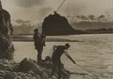 Fishing for Salmon in the South Island by Nz Tourist and Publicity, silver gelatin print, circa 1920, sold Jun 2008