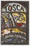 Nigel Brown, Tosca, woodcut, 1/50