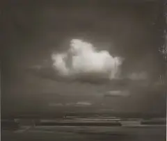 Simon Edwards, Cloud Re-Collection I, oil on paper, 2002