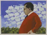 Richard Killeen, Untitled - Portrait of a Man in a Red Sweater