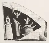Jennifer Dolezel, Just Popped in for Lunch, lithograph, a/p II