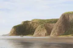 Coast by Peter Siddell, pastel on paper, sold Jun 2008