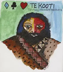 Te Kooti by Alan Taylor, acrylic on canvasboard, offered Jun 2008