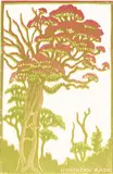 John L. Moore, Northern Rata, colour woodblock print