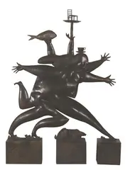Paul Dibble, Busy Lady, bronze