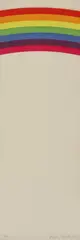 Untitled - Rainbow by Billy Apple, 630 x 210mm, offered May 2008
