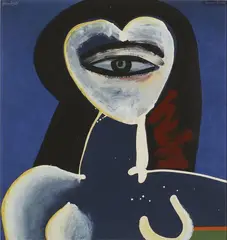 Pat Hanly, Lunar Lover, oil and enamel on board