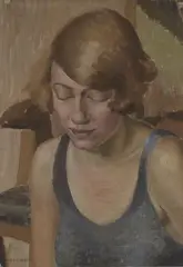A Quiet Moment by Anna Lois White, oil on canvas, sold May 2008