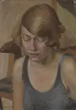 Anna Lois White, A Quiet Moment, oil on canvas